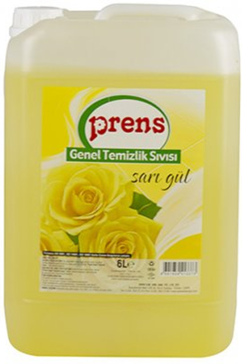 Genel Temizlik Sıvısı Sarı Gül 6 L