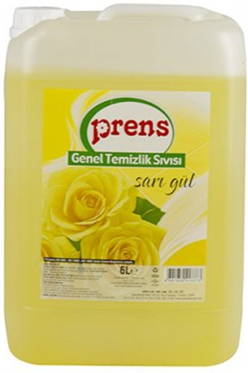 Genel Temizlik Sıvısı Sarı Gül 6 L