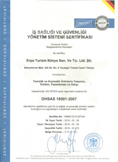 OHSAS 18001 TR